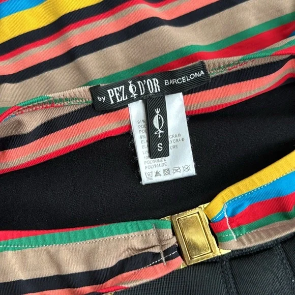 Pez D’or Barcelona Multi-Color Striped Swimsuit - Picture 4 of 6